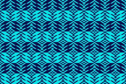 Blue Colors Abstract Geometric Background Triangle Shapes and Designs Stockillustratie