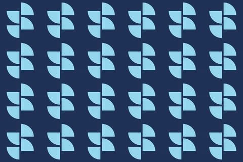 Blue Colors Geometric Pattern Geometric Background Circle Shapes and Designs イラスト素材