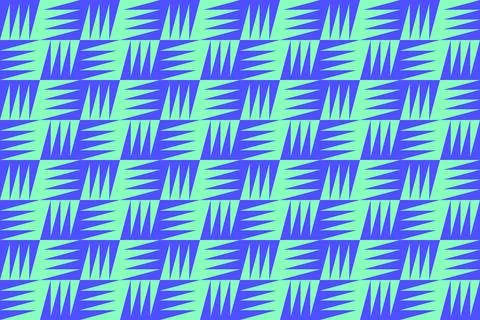 Blue Colors Geometric Pattern Geometric Background Triangle Shapes and Designs Ilustración de archivo