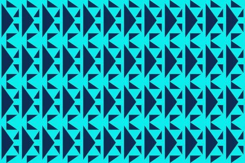 Blue Colors Geometric Pattern Geometric Background Triangle Shapes and Designs Stockillustratie