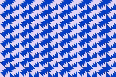 Blue Colors Geometric Pattern Geometric Background Triangle Shapes and Designs Illustrazione stock