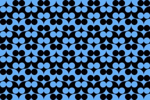 Blue Colors Geometric Pattern Geometric Background Circle Shapes and Designs Ilustración de archivo