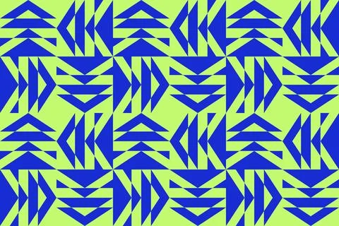 Blue Colors Geometric Pattern Geometric Background Triangle Shapes and Designs Stock-Illustration