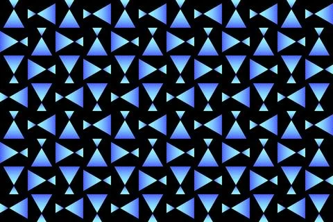 Blue Colors Geometric Pattern Geometric Background Triangle Shapes and Designs 库存插图