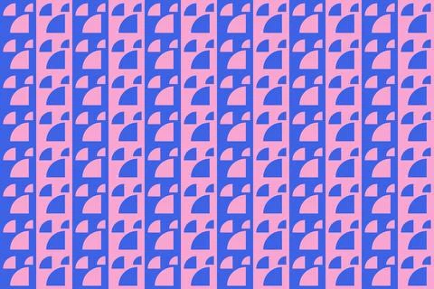 Blue Colors Geometric Pattern Geometric Background Circle Shapes and Designs Illustrazione stock