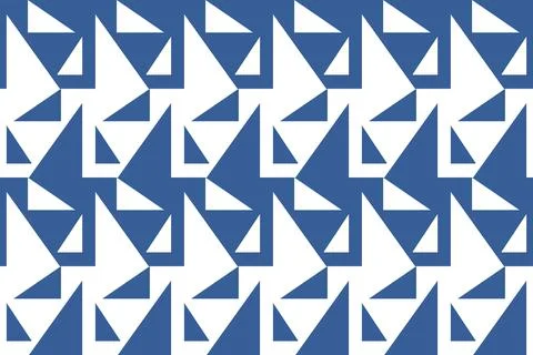 Blue Colors Geometric Pattern Geometric Background Triangle Shapes and Designs 库存插图