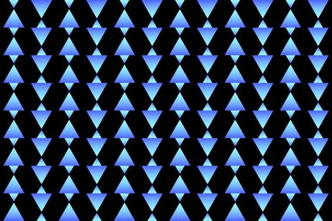 Blue Colors Geometric Pattern Geometric Background Triangle Shapes and Designs Illustrazione stock