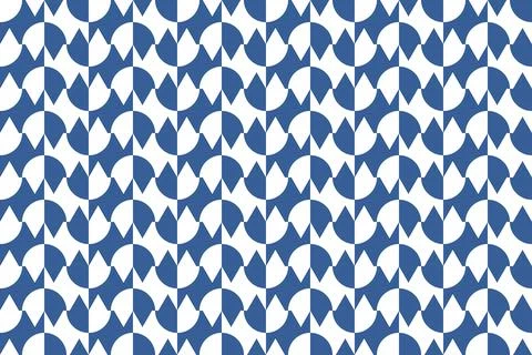Blue Colors Geometric Pattern Geometric Background Circle Shapes and Designs Illustrazione stock