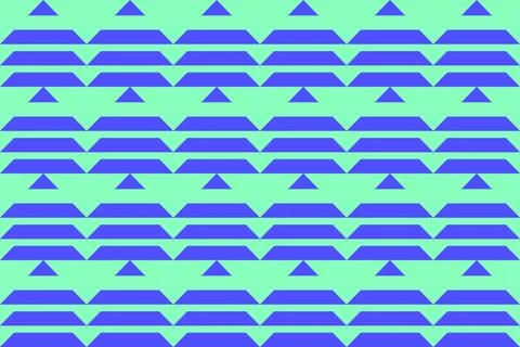 Blue Colors Geometric Pattern Geometric Background Triangle Shapes and Designs Illustrazione stock
