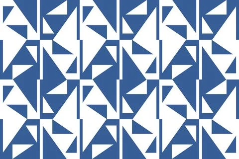 Blue Colors Geometric Pattern Geometric Background Triangle Shapes and Designs Ilustración de archivo