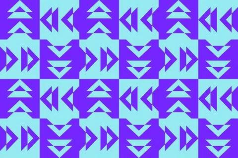 Blue Colors Geometric Pattern Geometric Background Triangle Shapes and Designs Иллюстрация