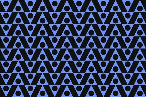 Blue Colors Geometric Pattern Geometric Background Triangle Shapes and Designs Stock Illustration