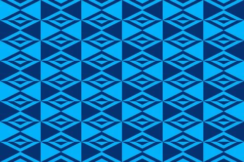 Blue Colors Geometric Pattern Geometric Background Triangle Shapes and Designs 스톡 일러스트