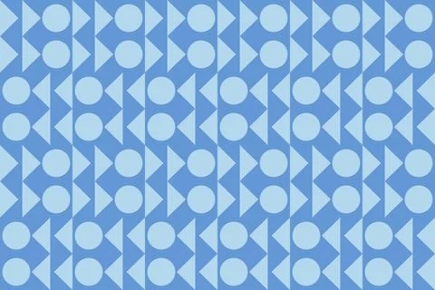 Blue Colors Geometric Pattern Geometric Background Triangle Shapes and Designs Stock Illustration