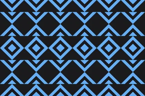 Blue Colors Geometric Pattern Geometric Background Triangle Shapes and Designs Illustrazione stock