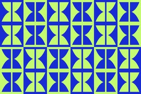 Blue Colors Geometric Pattern Geometric Background Circle Shapes and Designs Stockillustratie