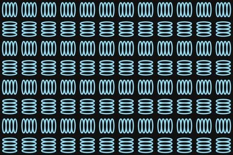 Blue Colors Geometric Pattern Geometric Background Circle Shapes and Designs Stock Illustration
