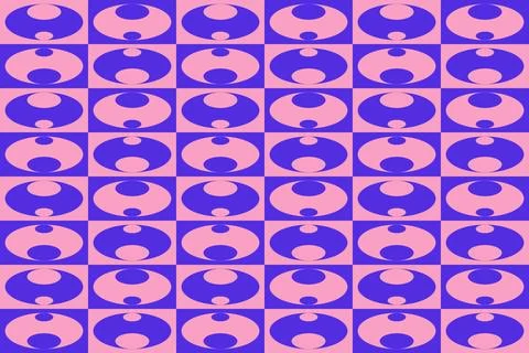 Blue Colors Geometric Pattern Geometric Background Circle Shapes and Designs 库存插图