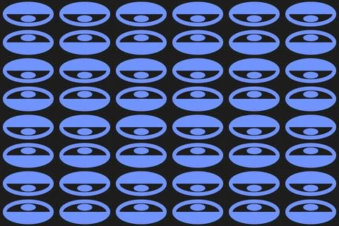 Blue Colors Geometric Pattern Geometric Background Circle Shapes and Designs Stock Illustration