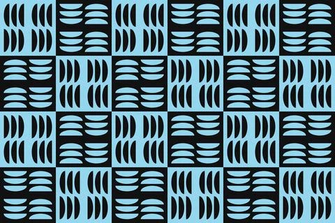 Blue Colors Geometric Pattern Geometric Background Circle Shapes and Designs Stockillustratie