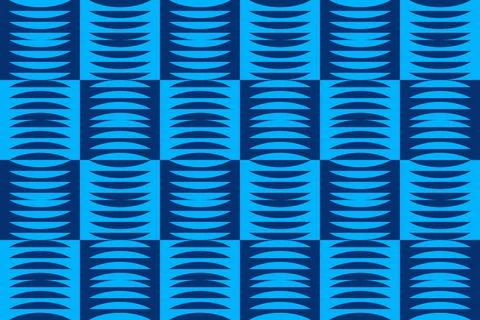 Blue Colors Geometric Pattern Geometric Background Circle Shapes and Designs Stock Illustration