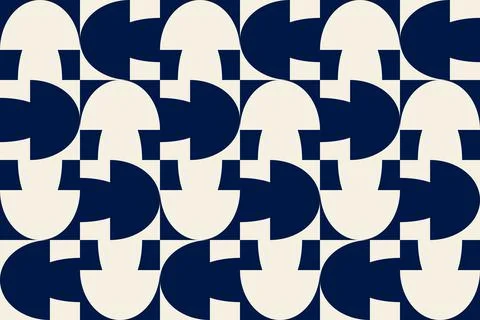 Blue Colors Geometric Pattern Geometric Background Circle Shapes and Designs Illustrazione stock