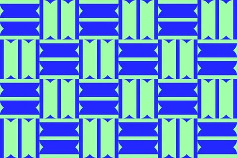 Blue Colors Geometric Pattern Geometric Background Circle Shapes and Designs 库存插图