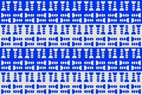 Blue Colors Geometric Pattern Geometric Background Circle Shapes and Designs Illustrazione stock