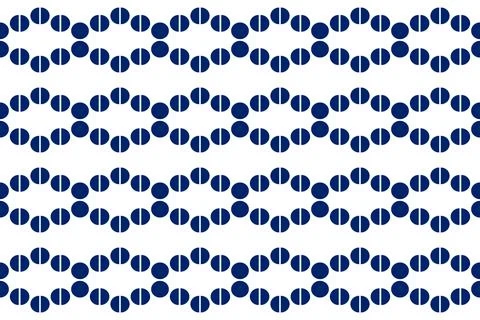 Blue Colors Geometric Pattern Geometric Background Circle Shapes and Designs Illustrazione stock
