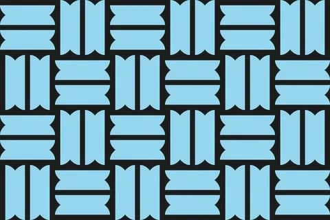 Blue Colors Geometric Pattern Geometric Background Circle Shapes and Designs Stock Illustration