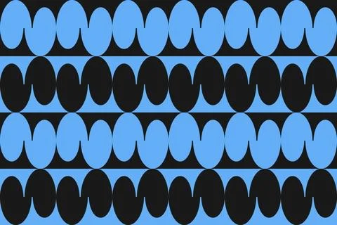 Blue Colors Geometric Pattern Geometric Background Circle Shapes and Designs Illustrazione stock