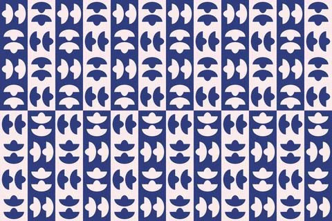 Blue Colors Geometric Pattern Geometric Background Circle Shapes and Designs Stockillustratie