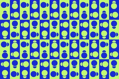 Blue Colors Geometric Pattern Geometric Background Circle Shapes and Designs Stock Illustration