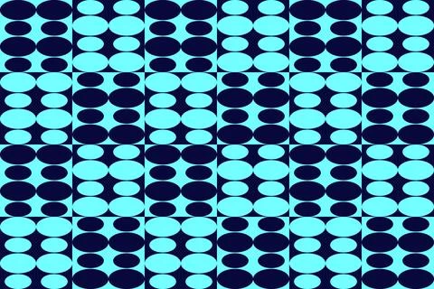 Blue Colors Geometric Pattern Geometric Background Circle Shapes and Designs 스톡 일러스트