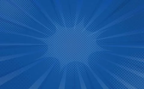 Blue Comic Background for Additional Design Stock Illustration