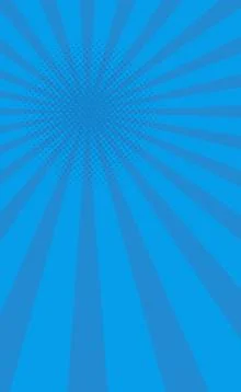 Blue comic zoom with lines and dots - Vector 库存插图