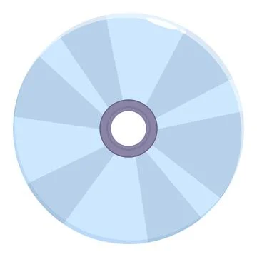 Blue compact disc reflecting light from unknown source 스톡 일러스트