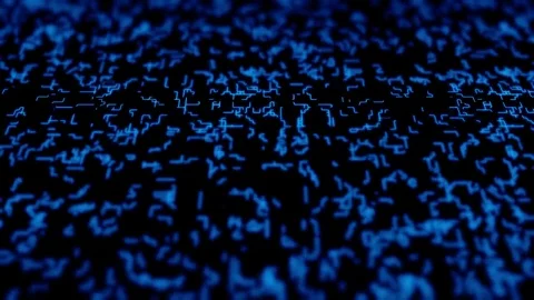 A blue complex grid formation - Grid 3030 HD, 4K Stock Footage Stock Footage 69264196