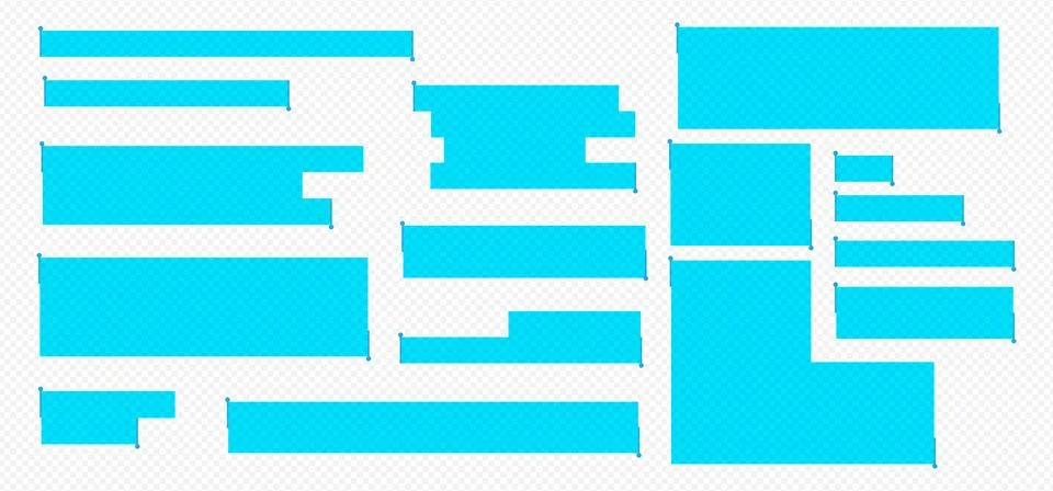 Blue computer cursor with text selection tool. Stock Illustration