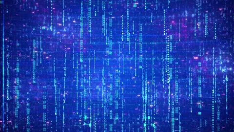 Blue Computer Hacking Technology Background Stock Footage 320599059