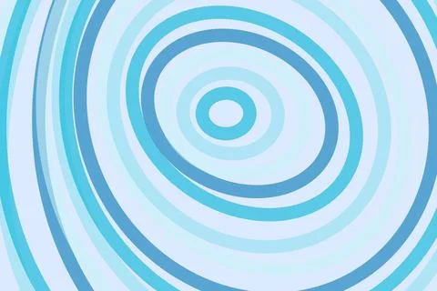 Blue concentric circles abstract pattern background Stock Photos