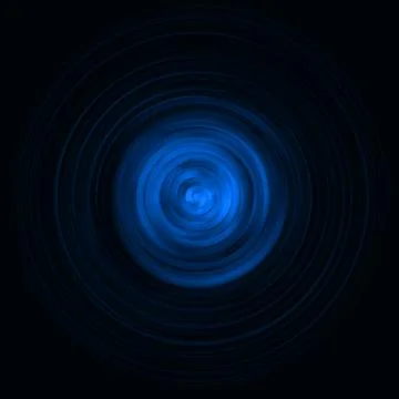 Blue concentric circles Stock Photos