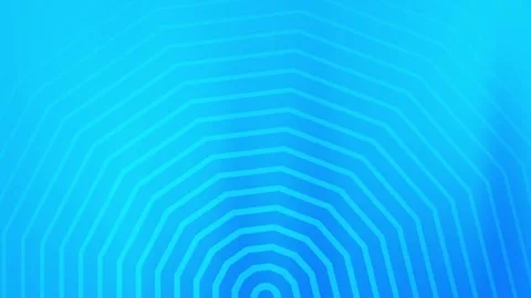 Blue Concentric Hexagon Pattern Background Loop. Stock Footage 286430152