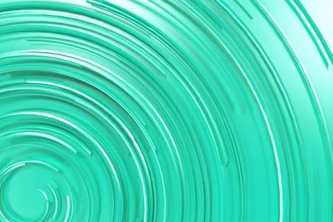 Blue concentric spiral on blue background Stock Illustration