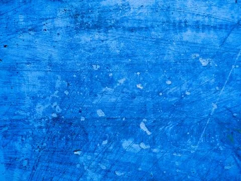 Blue Concrete cement texture Scratch, Grain, Noise rectangle stamp Stock Photos