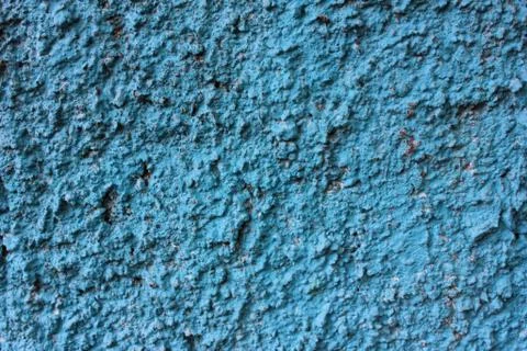 Blue concrete wall texture background Stock Photos