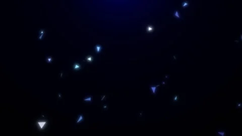 Blue confetti on an black background Stock Footage 267751212