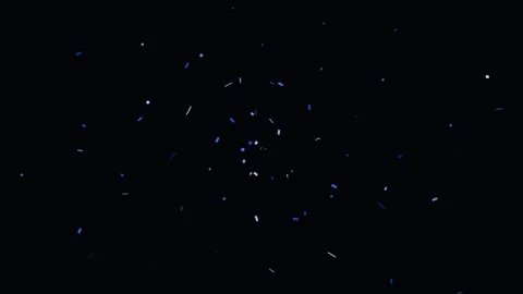 Blue Confetti Burst Explosion Pop Loop Background Stock Footage 342608326