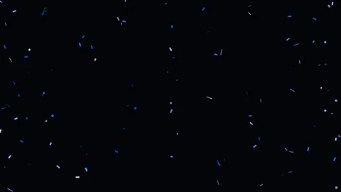 Blue Confetti Dense Heavy Party Loop Background Stock Footage 342608233