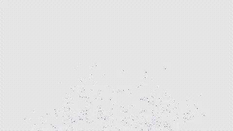 Blue confetti explosion on Alpha channel.  Stock Footage 278869519